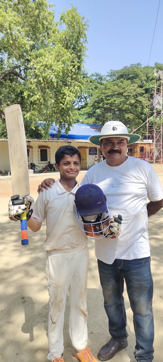 Rudra Bandhichode With Coach MK